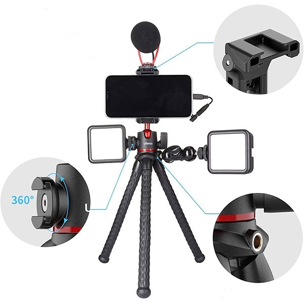 Chân máy Tripod Ulanzi MT 33 mẫu mới nhất 2023 - Đầu bi xoay 360 độ tải trọng 2Kg