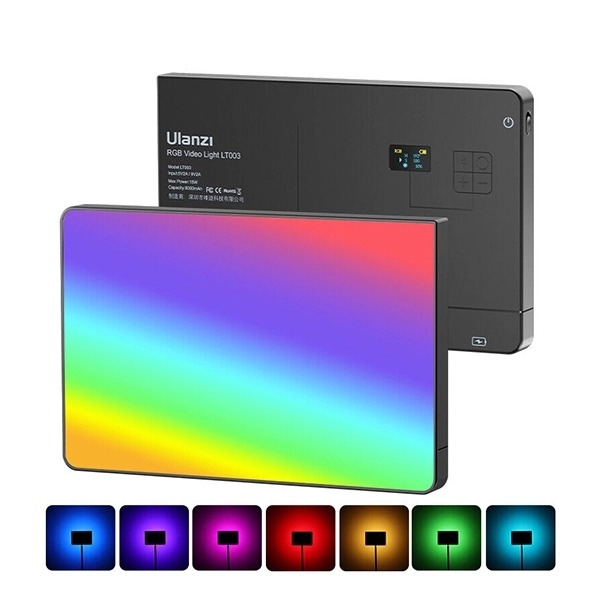 Đèn Led Ulanzi LT003 10 inch RGB - Với 20 hiệu ứng ánh sáng tích hợp sẵn pin sạc