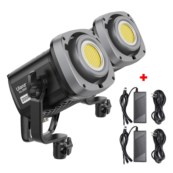 Đèn Led Cob Bi-Color Ulanzi VL-200 Bi công suất 200W 6500K App Remote CRI95 chính hãng