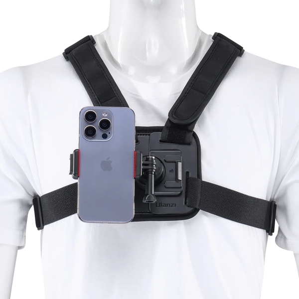Dây đeo ngực gắn Action Cam/Điện thoại quay POV dễ dàng Ulanzi Go-Quick II CM028