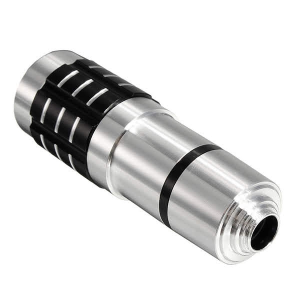 Ống kính lens camera cho điện thoại tele zoom 12x - Có tripod