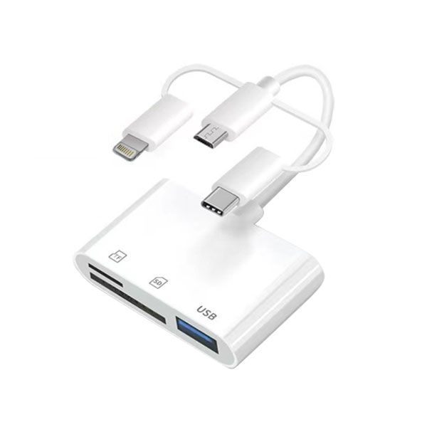 Hub đọc dữ liệu cho điện thoại đa năng hỗ trợ SD/TF và OTG USB 3.0 HL255