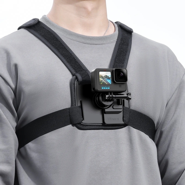Dây đeo ngực gắn Action Cam/Điện thoại quay POV dễ dàng Ulanzi Go-Quick II CM028