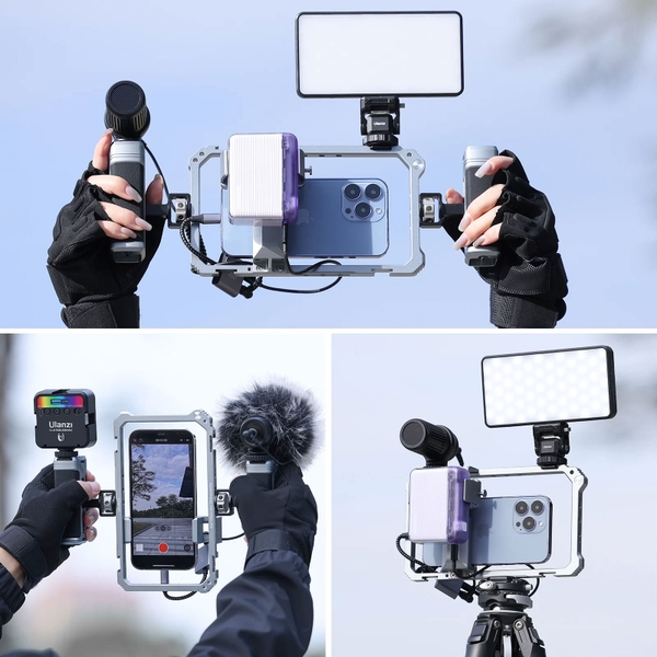 Ulanzi Phone Video Rig 3127 - Bộ khung chụp hình cho điện thoại cao cấp kết nối với nhiều phụ kiện rời khác nhanh chóng
