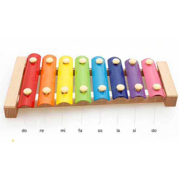 Bộ đàn phiến gõ 8 phím bằng gỗ cho bé làm quen với âm thanh M751