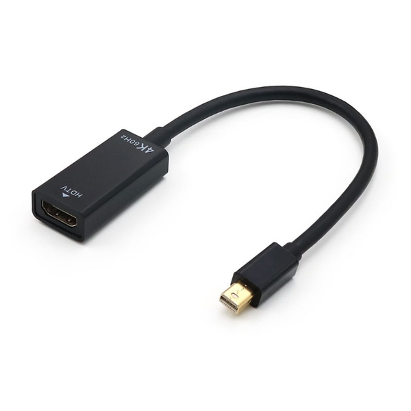 Cáp chuyển đổi tín hiệu MiniDP sang HDMI âm hõo trợ 4K60Hz dài 20cm HL171