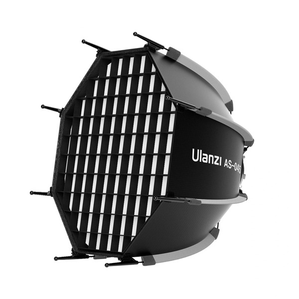 Ulanzi AS-045 Softbox bát giác tổ ong 45cm 3308 tích hợp tháo lắp nhanh ngàm Mini Bowen bằng kim loại