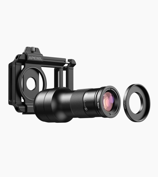 Lens Apexel TeleMacro 6X Zoom Telephoto & Macro Lens 2 IN 1 đa năng chính hãng