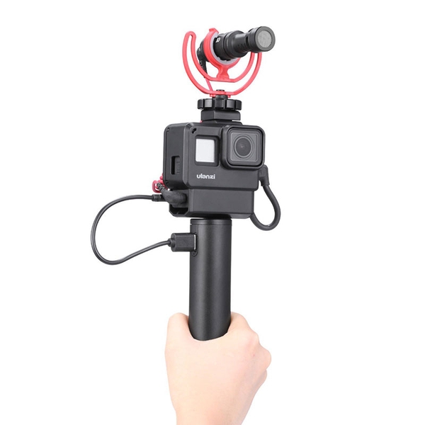 Tay cầm kiêm sạc dự phòng Ulanzi BG-2 cho điện thoại, Gopro chính hãng