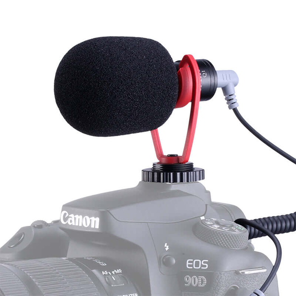 SAIREN VM-Q1 Vlog Video Microphone shortgun định hướng thu âm cho điện thoại máy ảnh