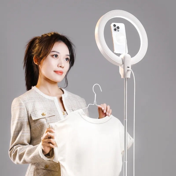 Đèn Ring livestream chuyên nghiệp Ulanzi LT030 tích hợp chân tripod và giá đỡ điện thoại Magsafe