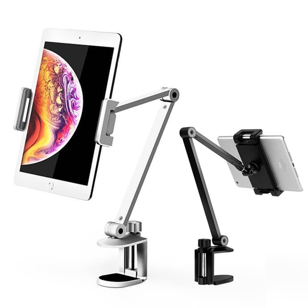 Giá đỡ iPad Pro kẹp cạnh bàn - ARM đỡ 2 trục hỗ trợ xoay 360 độ Upergo AHL725