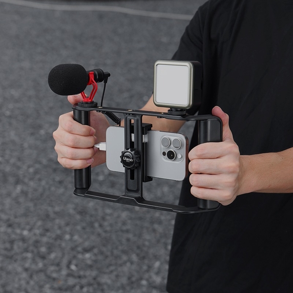 Khung chống rung cho điện thoại Ulanzi MA05 ngàm xoay 360 độ quay ngang - dọc chính hãng