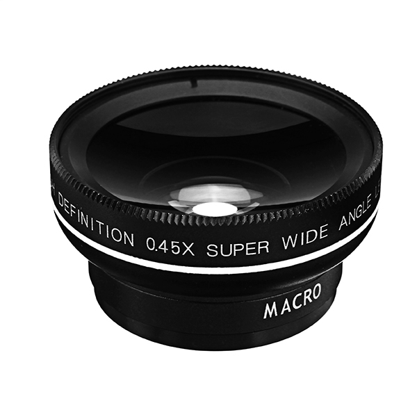 Ống kính Macro góc quay siêu rộng HD APEXEL APL-0.45WM - Đi kèm kẹp điện thoại