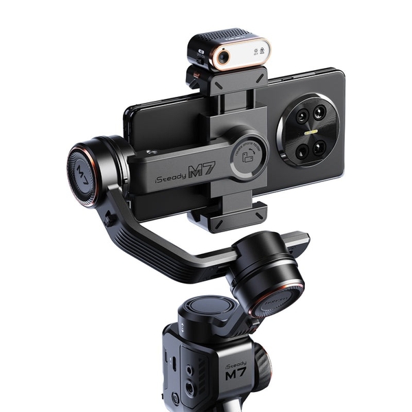 Gimbal Hohem iSteady M7 tích hợp AI Tracking Remote tích hợp màn hình cao cấp chính hãng