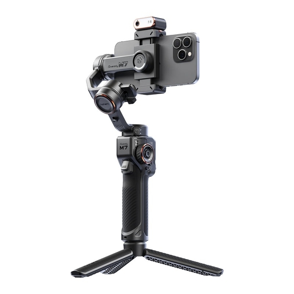 Gimbal Hohem iSteady M7 tích hợp AI Tracking Remote tích hợp màn hình cao cấp chính hãng