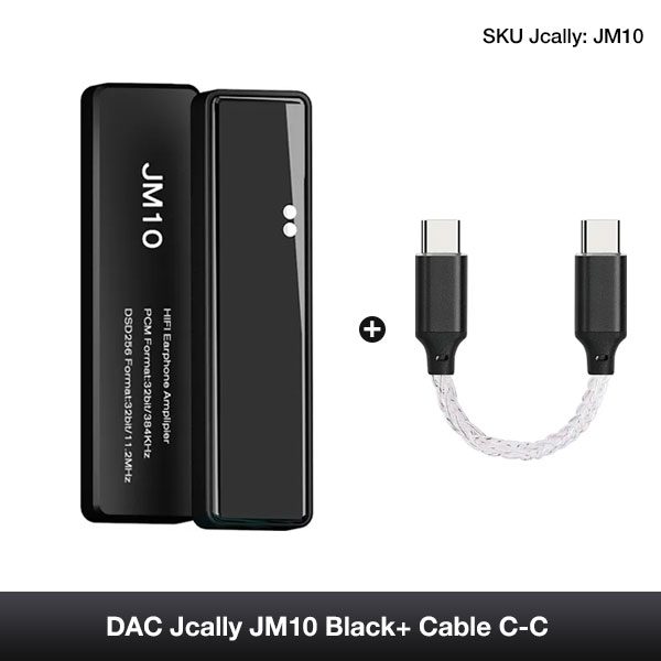 Bộ giải mã khuếch đại âm thanh DAC JCALLY JM10 HiFi - USB Type C sang 3.5MM cho Android iOS