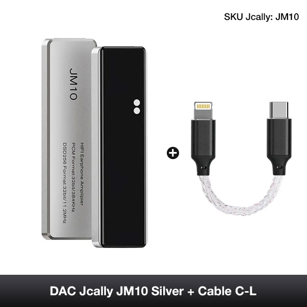 Bộ giải mã khuếch đại âm thanh DAC JCALLY JM10 HiFi - USB Type C sang 3.5MM cho Android iOS