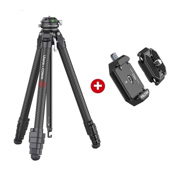 Ulanzi Coman Zero F38 Travel Tripod Full Carbon - Với Ballhead F38 Quick Release