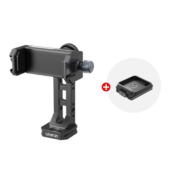 Kẹp điện thoại hợp kim nhôm Ulanzi MA53 tích hợp ballhead xoay 360 độ chính hãng