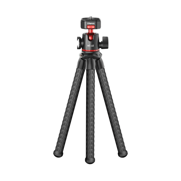 Chân Tripod Octopus Ulanzi MT-45 Claw Flexible Tripod Cho Điện Thoại/Máy ảnh Mirroless, DSLR - Tích hợp Cold Shoe