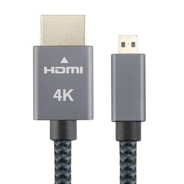 Cáp chuyển Micro HDMI sang HDMI 4K60Hz bọc dù cho máy ảnh