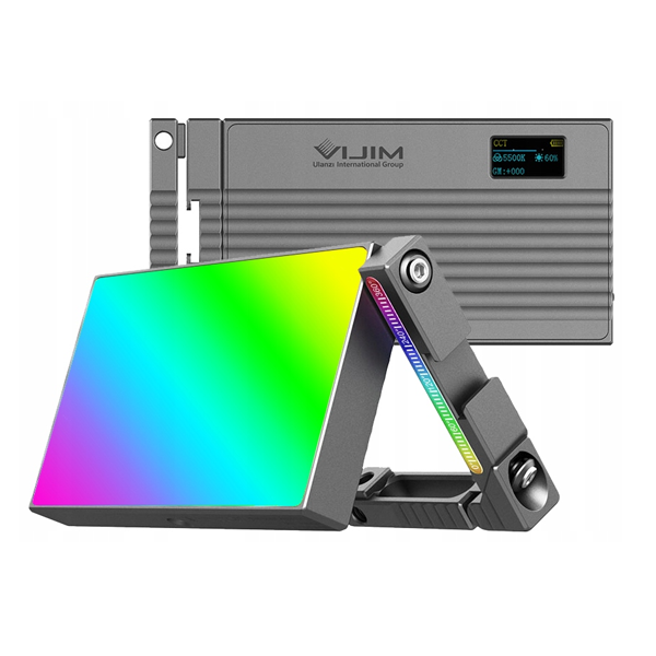 Đèn led Studio VIJIM R70 RGB Light - Đèn chỉnh màu và độ K viền kim loại