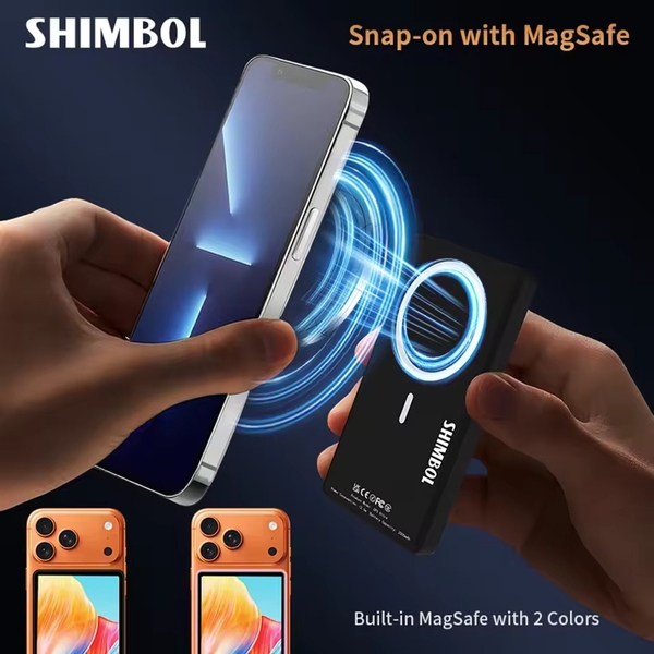 Shimbol CP5 Ultra màn hình livestream Selfie 5 inch cho iPhone 17 Series tích hợp cảm ứng chính hãng