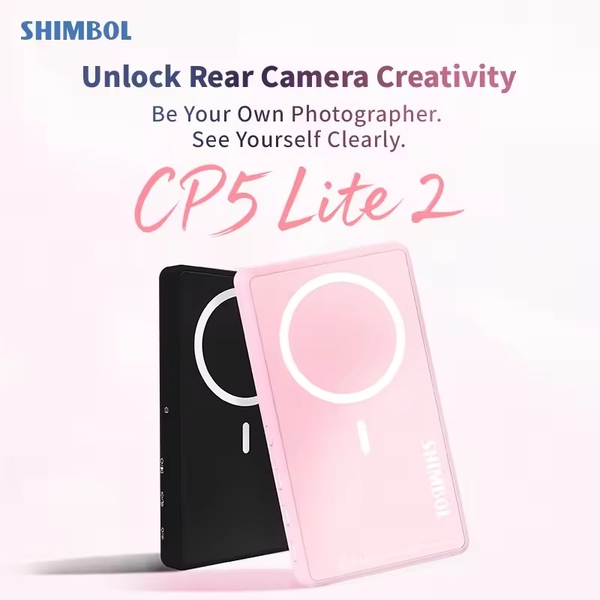 Shimbol CP5 Lite II - Màn hình Selfie 5 inch từ tính Magsafe tích hợp Shutter Control chính hãng