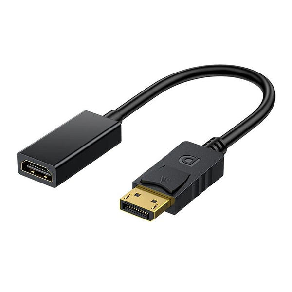 Cáp chuyển DP DisplayPort sang HDMI âm dài 20cm - Hỗ trợ FullHD HL1221