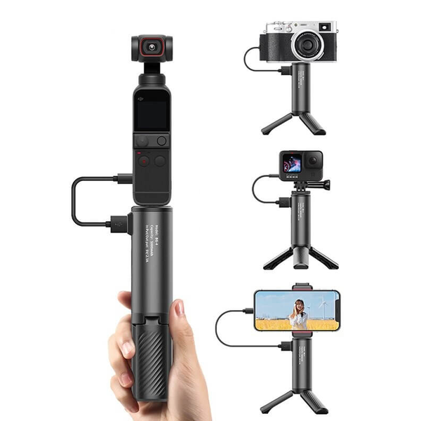 Tripod Tích Hợp Pin Sạc Dự Phòng Ulanzi BG-4 dung lượng 5000mAh Cho Điện Thoại, Gopro, Máy Ảnh DSLR - Hàng Chính Hãng