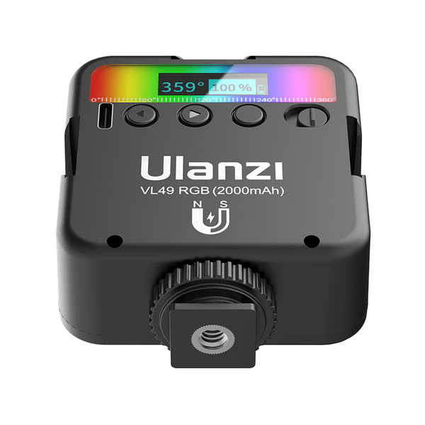 Đèn led Studio mini Ulanzi VL49 RGB - Dãi nhiệt màu 2500 – 9000 Kevin 3 Mode sáng