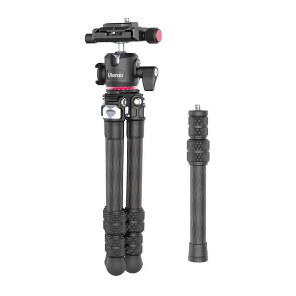 Chân tripod Ulanzi MT-20 chất liệu Carbon Fiber cao cấp siêu nhẹ khả năng tải lên đến 3Kg