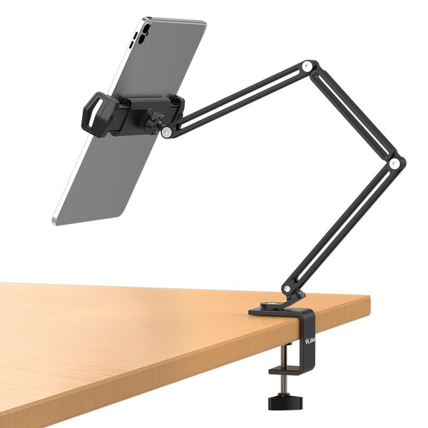 VIJIM HP001 Tablet and Cellphone Stand - Arm kẹp điện thoại máy tính bảng bằng kim loại chắc chắn đi kèm chữ C kẹp cạnh bàn