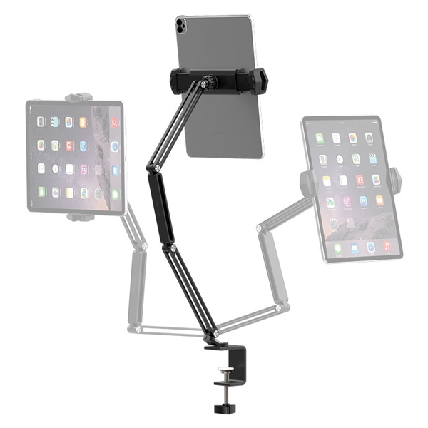 VIJIM HP001 Tablet and Cellphone Stand - Arm kẹp điện thoại máy tính bảng bằng kim loại chắc chắn đi kèm chữ C kẹp cạnh bàn