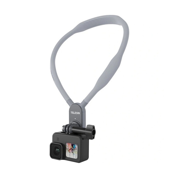 Vòng đeo cổ silicone dành cho Gopro tích hợp ngàm từ tính TELESIN TE-HNB-001 chính hãng