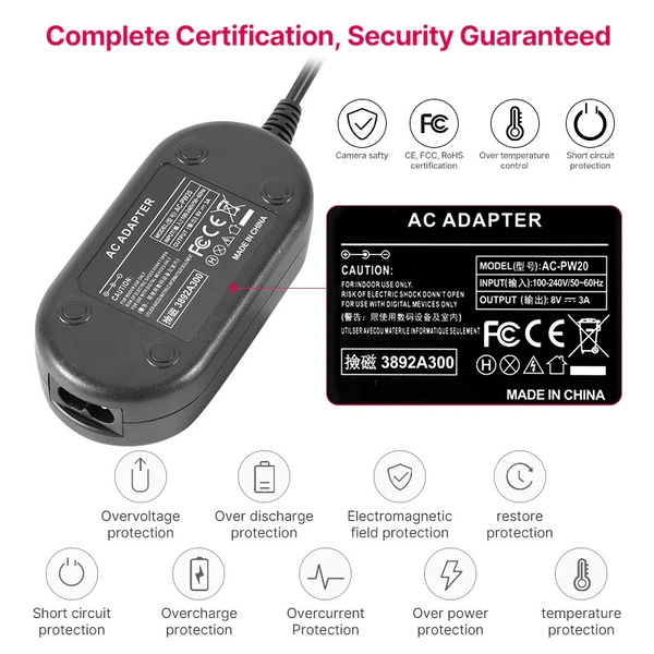 Ulanzi LP-E6 Dummy Battery Adapter