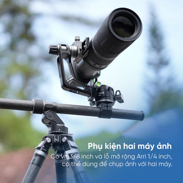 YC Onion Overhead Rig FY56 Adapter mở rộng cột ngang cho Tripod Tako T23