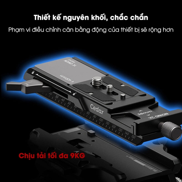 Bộ Kit base tháo lắp nhanh YC Onion Cedar 45mm chính hãng SQ45 + MQ45