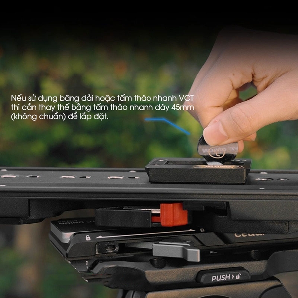 Bộ Kit base tháo lắp nhanh YC Onion Cedar 45mm chính hãng SQ45 + MQ45