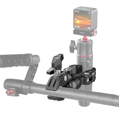 Ulanzi R096 Double Super Clamp - Kẹp càng cua đa năng 2 đầu xoay 360 độ cho Studio