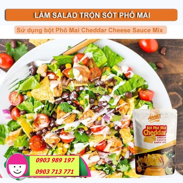 🍎BẬT MÍ CÁCH LÀM SALAD TRỘN SỐT PHÔ MAI 🍎