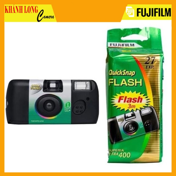 Máy chụp ảnh 1 lần FUJIFILM SUPERIA XTRA-400 QUICKSNAP FLASH DATE 05/2025