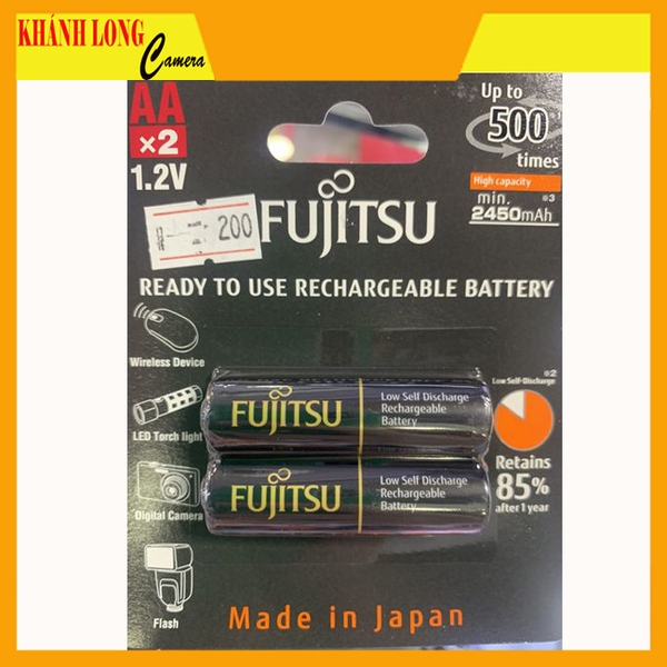 Pin sạc FUJITSU AA PRO màu đen - min 2450 mAh