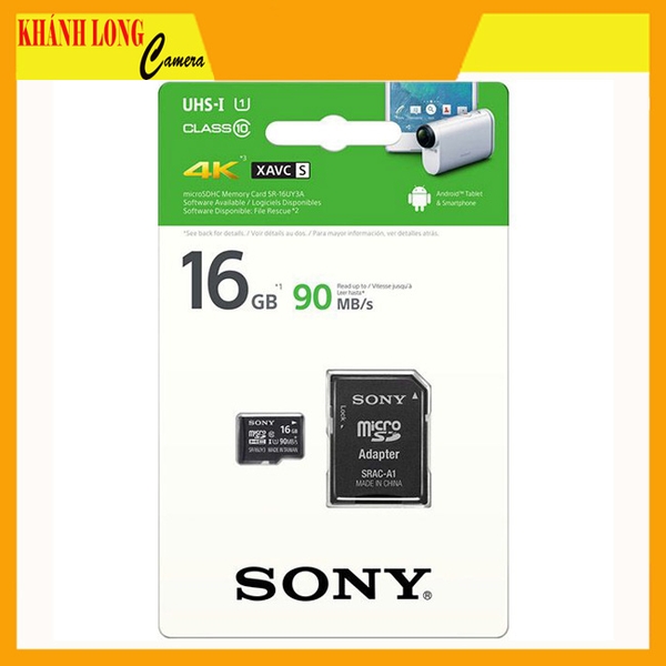 Thẻ nhớ Sony 16gb 90MB/s UHS-I Micro SDHC (U1)
