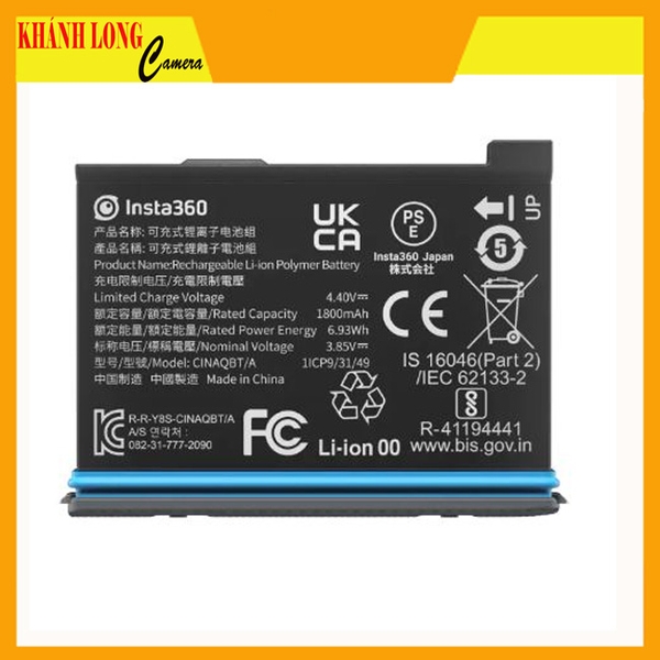 Pin Insta360 X3 - Chính Hãng