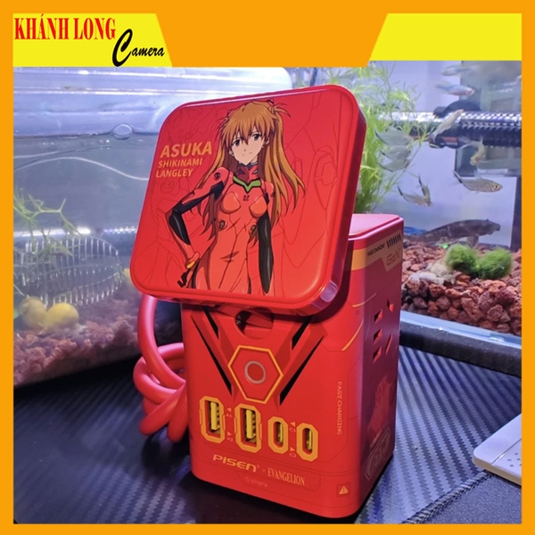 Trạm sạc đa năng PISEN PRO - EVA ASUKA Desktop MagStation , RED