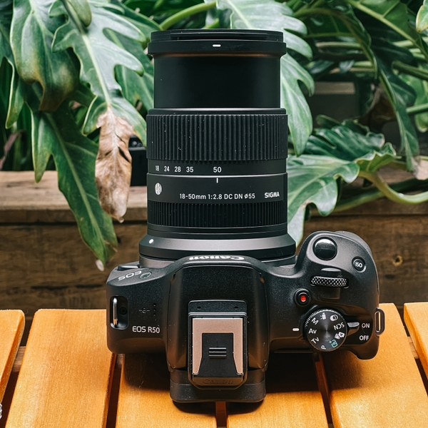 Canon EOS R50 + Sigma 18-50mm F2.8 - Chính Hãng | Khánh Long Camera