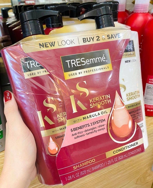 Dầu gội xả Tresemme Keratin Smooth Marula Oil