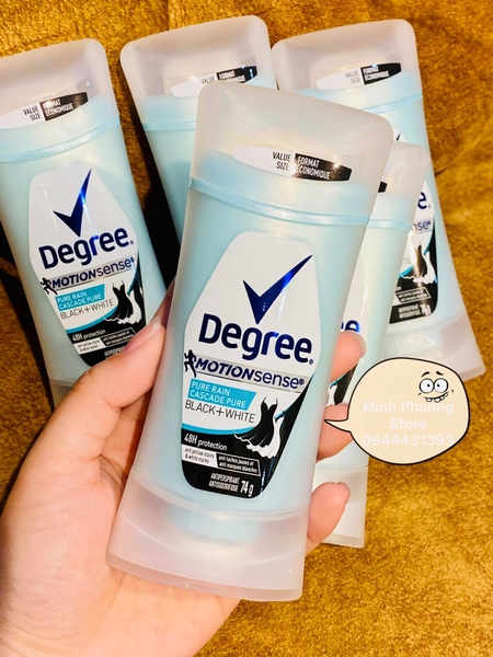 Lăn khử mùi nữ Degree Women MotionSense UltraClear Black + White